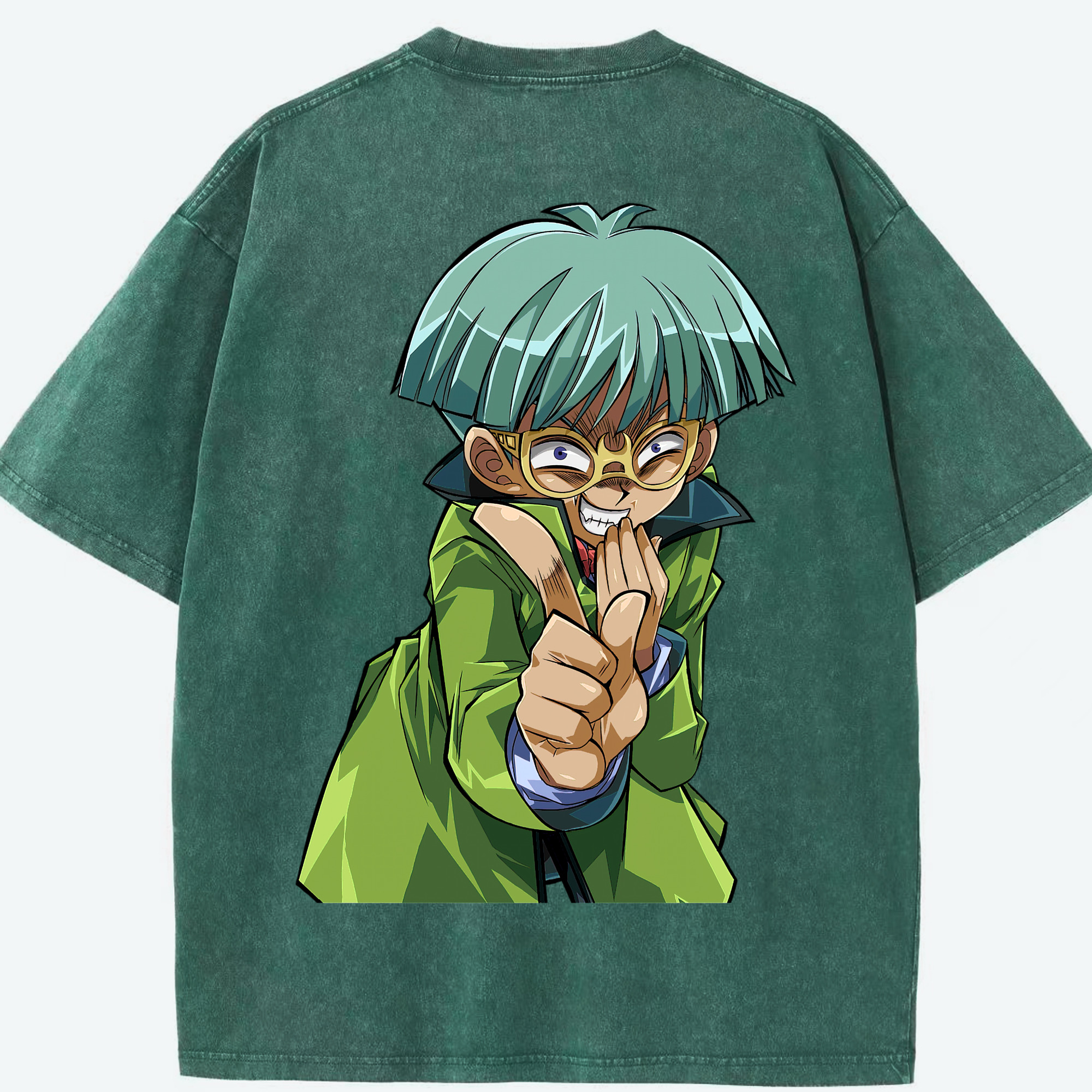 （画像用） 遊☆戯☆王 Yu-Gi-Oh! 綿100% ヴィンテージ風 半袖Tシャツ（背面プリント）
